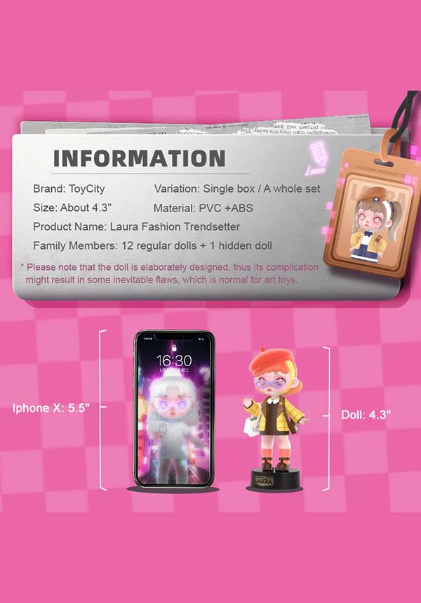 Toycity Laura Fashion Trendsetter Blind Box Collectible Figure