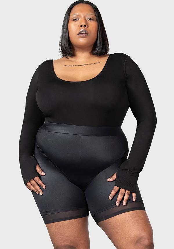 Flexi Demon Long Sleeve Leotard for Dance and Fitness