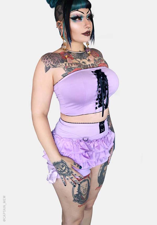 Lavender Fleur | Soft 4 - Way Stretch Tube Top
