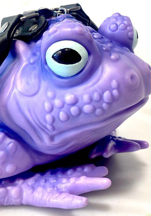 Lavender Toad Design Vegan Handbag for Lovers of Oddities, Cottage - Core, and Magical Creatures