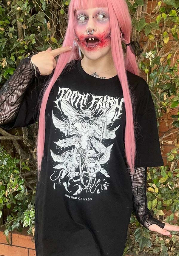 Scary Tooth Fairy Themed Cotton T - SHIRT for All