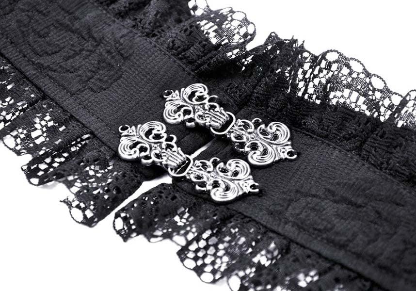 Eveline Gothic-Style Underbust Corset with Bell Sleeve Bolero Jacket