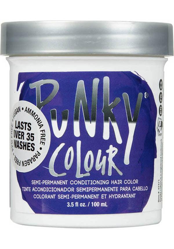 Punky Semi - Permanent Violet Hair Colour Dye for Magical Hair Transformation