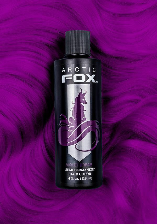 Arctic Fox Vegan Semi - Permanent Violet Dream Hair Colour 118ml
