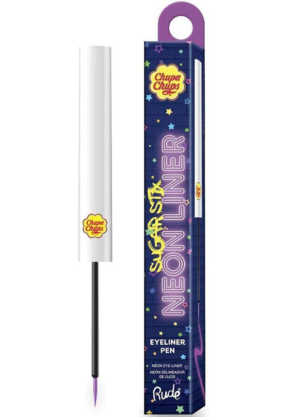 Chupa Chups Neon Liner - Grappling Grape Flavor for Eye Makeup