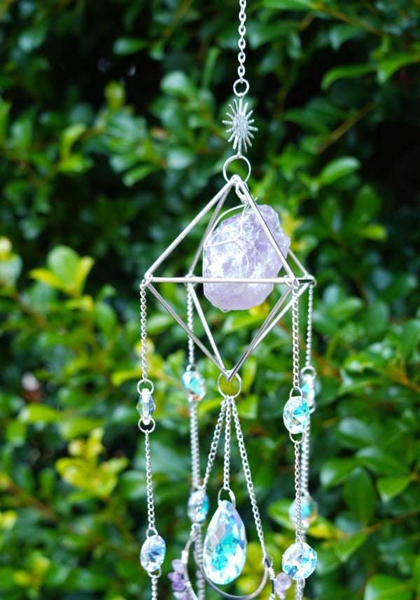 Enchanting Crystal Dreams Suncatcher for Decorative and Spiritual Use