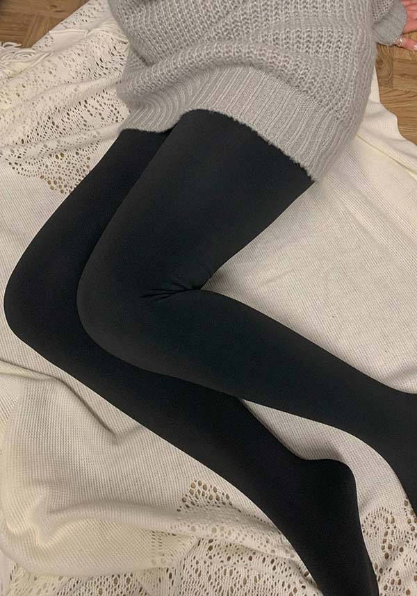 Soft Fleece-Lined Tights for Cozy Winter Wear