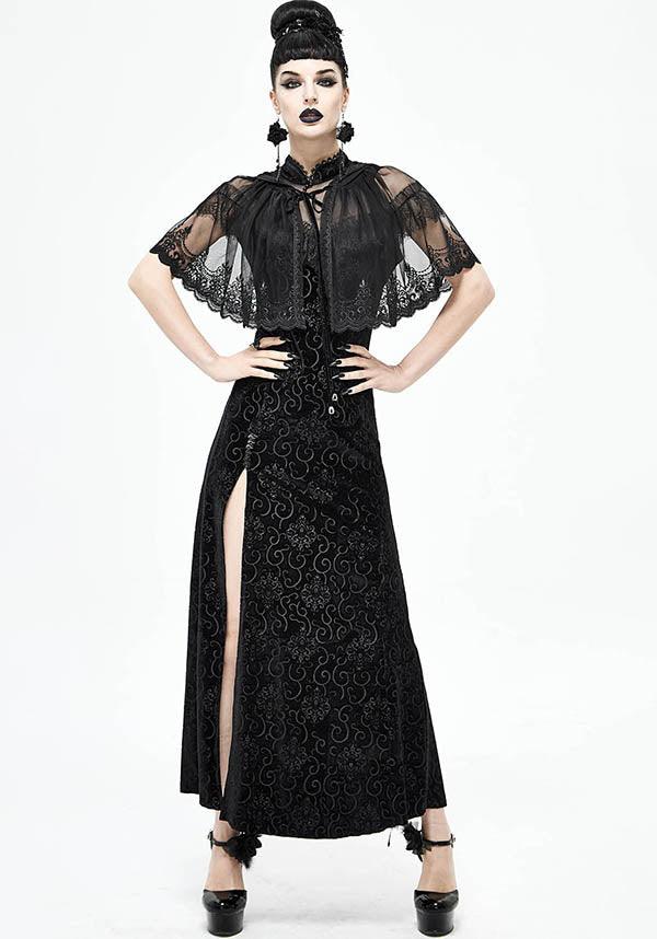 Void Century | Mysterious Hooded Capelet for a Spooky Look
