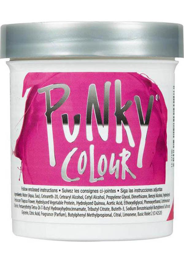 Punky Semi - Permanent Flamingo Pink Hair Colour Dye for a Stunning Look