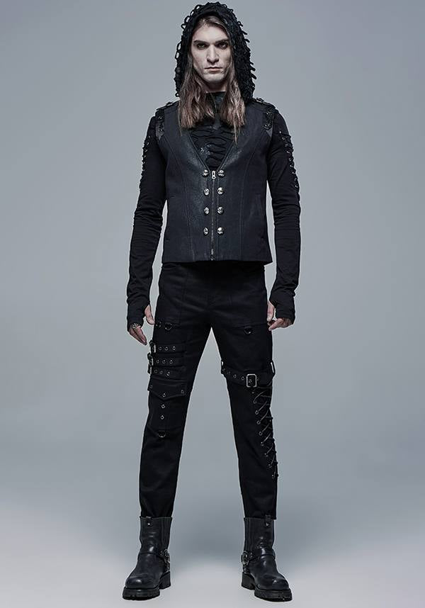 Underworld Vanquish Punk-Style Cotton Blend Statement Pants