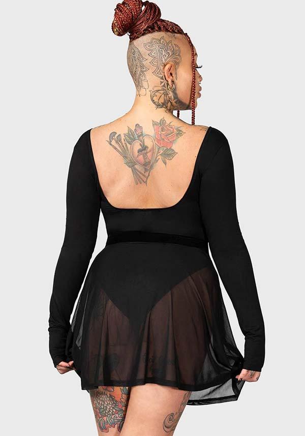 Flexi Demon Long Sleeve Leotard for Dance and Fitness