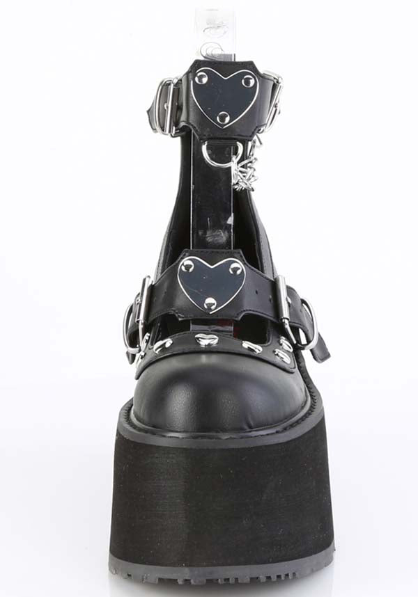 PREORDER! DAMNED-56 Platform Maryjane Shoes in Black