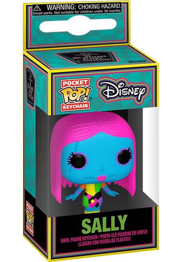The Nightmare Before Christmas: Sally Black Light POP! Vinyl Keychain
