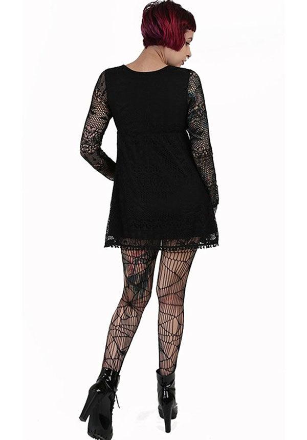 Spooky Cobweb Pattern Net Tights for Halloween and Daily Wear