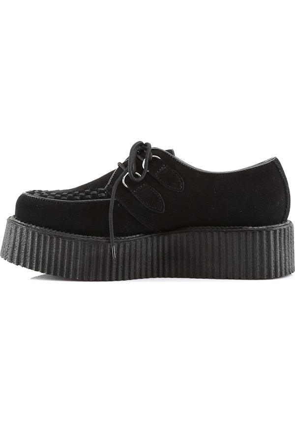 Demonia Pre - order CREEPER - 402S Platform Creepers in Black Color