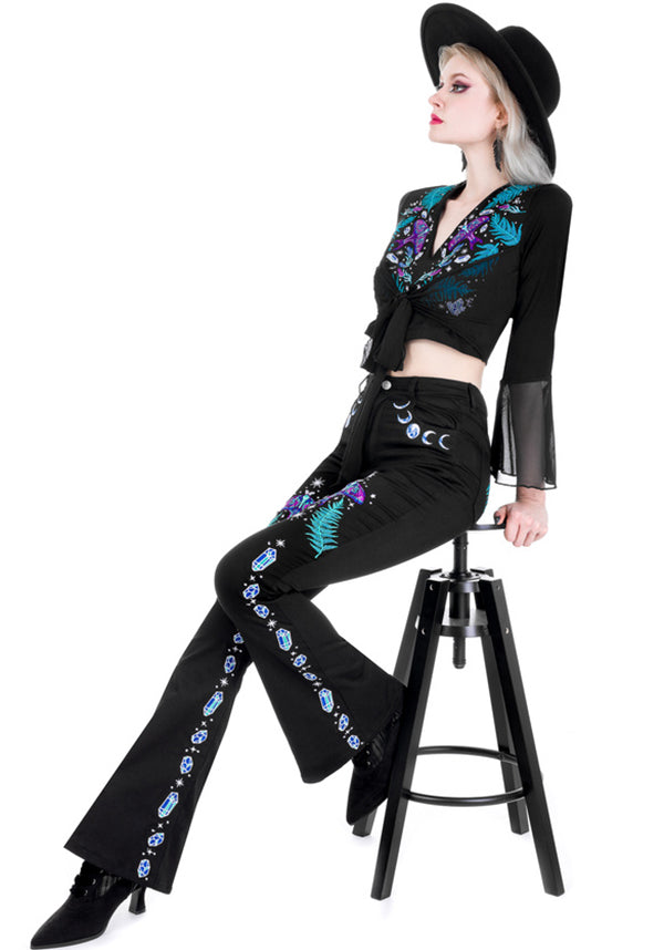 Enchanted Forest Inspired Women's Cropped Top