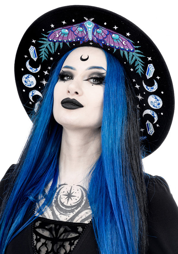 Ethereal Glow Enchanted Forest Wool Hat - A Magical Accessory