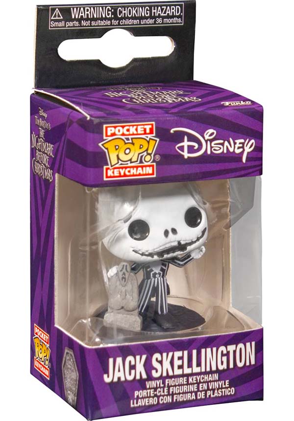 The Nightmare Before Christmas 30th Anniversary Jack Pop! Vinyl Keychain - Perfect Fan Collectible