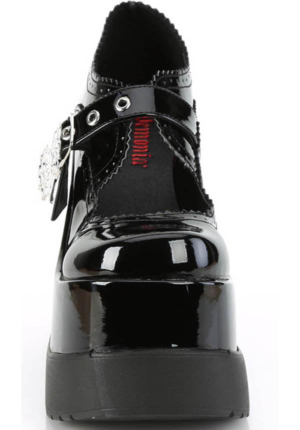VOID-38 Black Patent Platform Shoes - Preorder Available