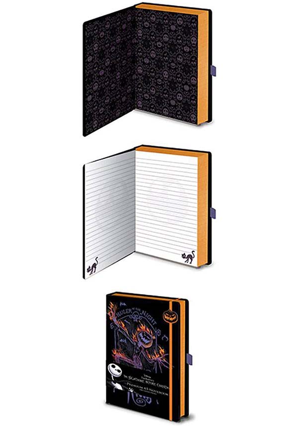 A5 Premium Notebook: The Nightmare Before Christmas - Pumpkin King Edition