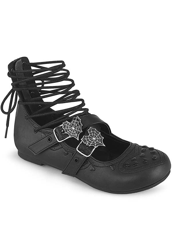 Black Daisy-11 Ballet Flats [Preorder]