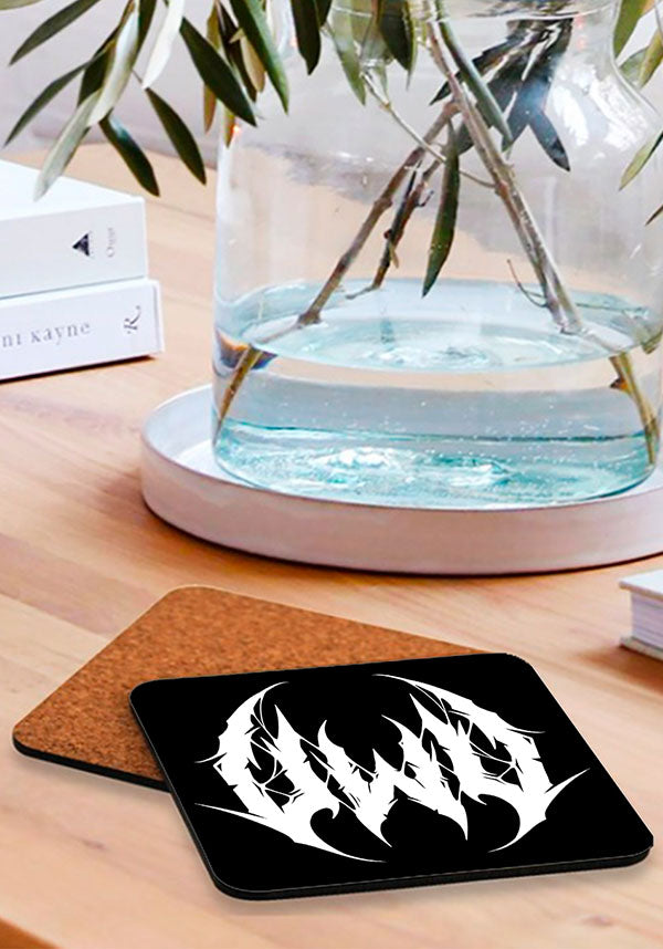 Adorable UwU Metal Coasters by Pastel Pixie for Home Decor