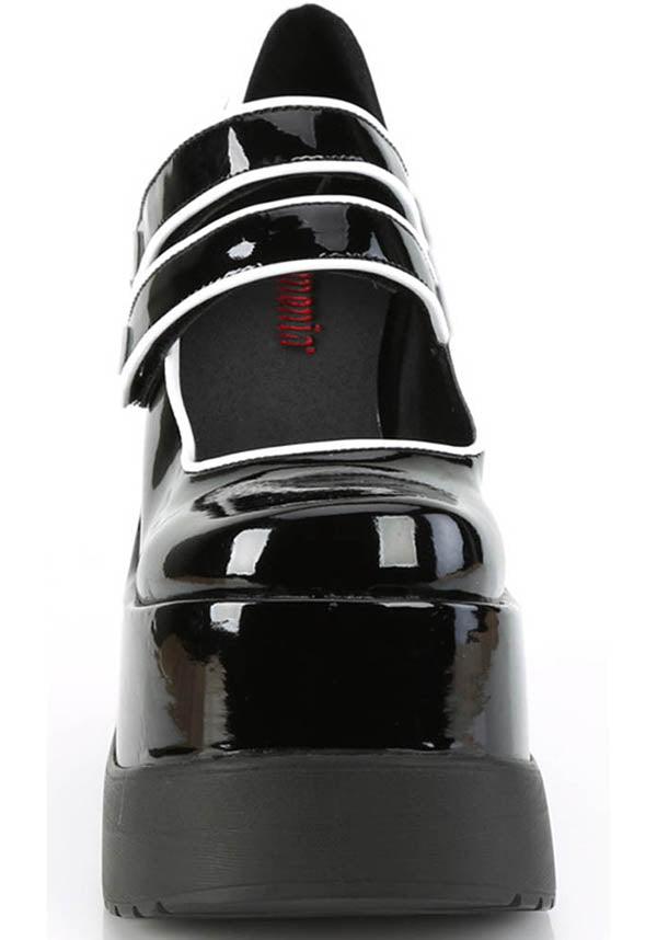 VOID-37 Black Patent Platform Shoes [PREORDER]