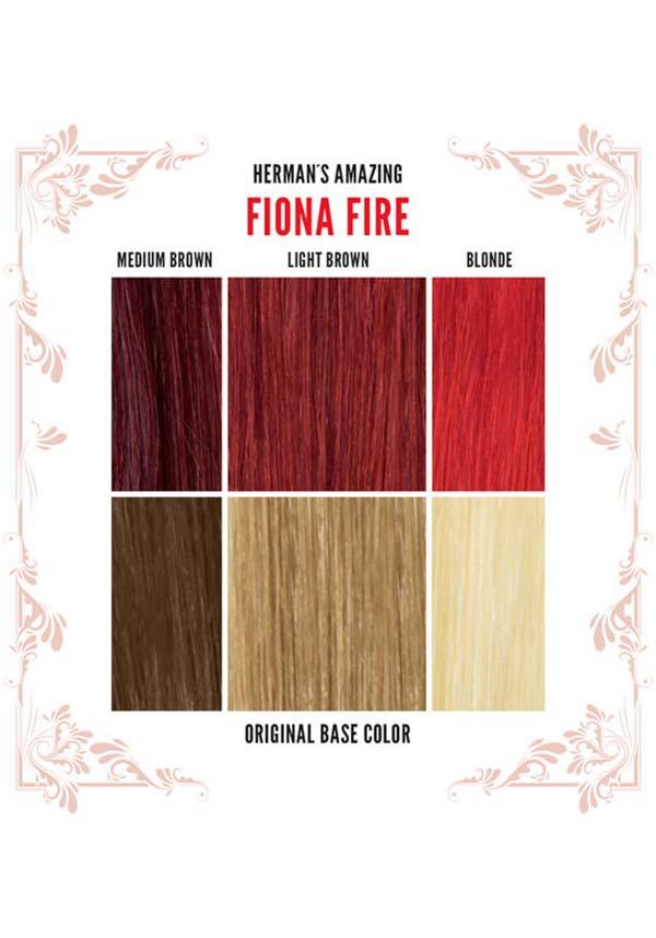 Fiona Fire Semi - Permanent Vegan Hair Colour for Fiery Red Tones
