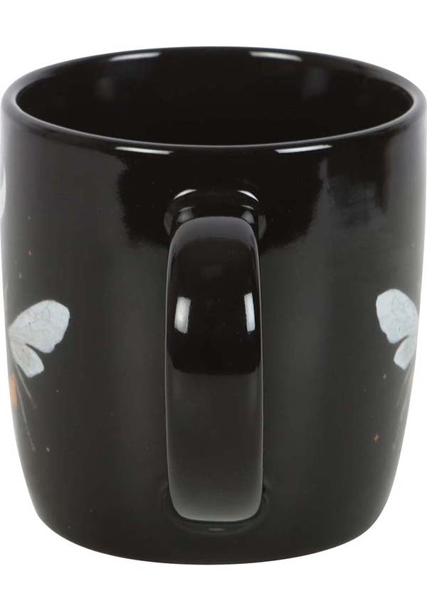 Enchanted Dark Forest Bee Ceramic Coffee Mug
