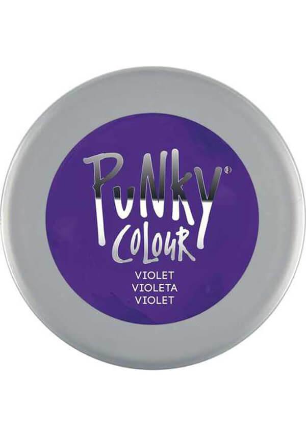 Punky Semi - Permanent Violet Hair Colour Dye for Magical Hair Transformation
