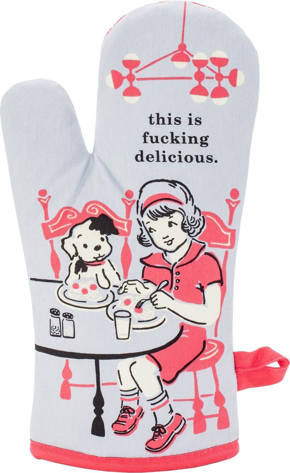 Super-insulated 100% Cotton Oven Mitt - Delicious Cooking Essential