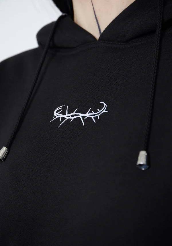 Unholy Gothic-Style Oversized Men's and Women's Hoodie