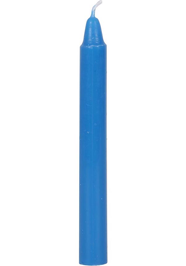 12-Pack Dark Blue Wisdom-Casting Candles for Magical Moments