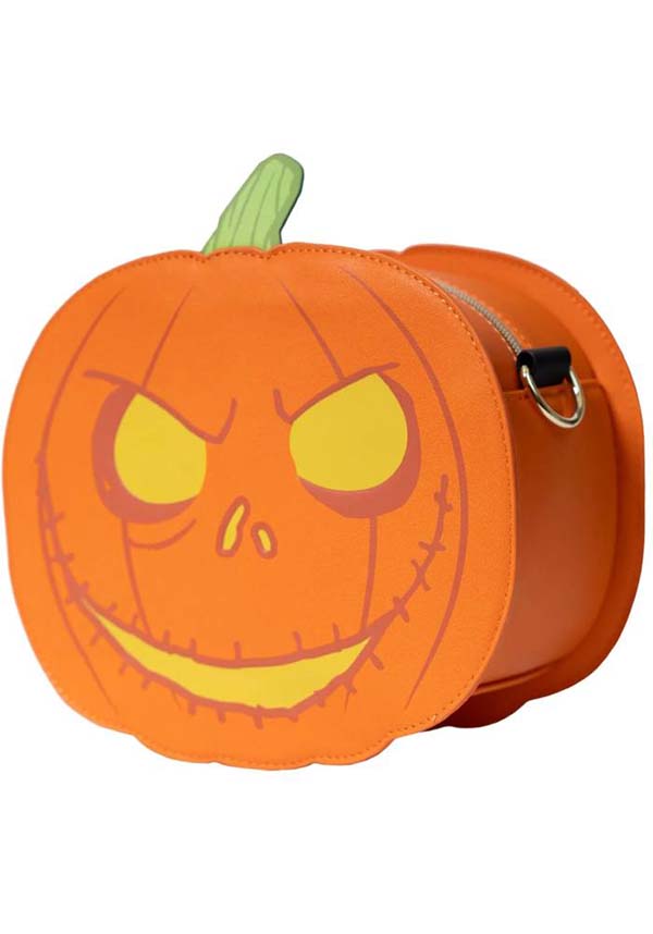 The Nightmare Before Christmas Jack Skellington Glow-in-Dark Faux Leather Crossbody Bag