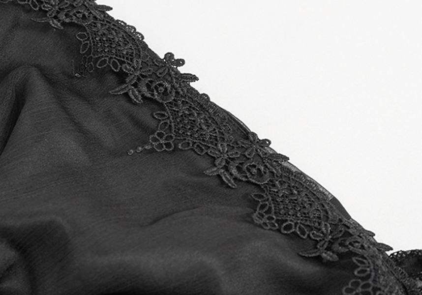 Esmerée Elegant Evening Dress for a Regal Goth Look