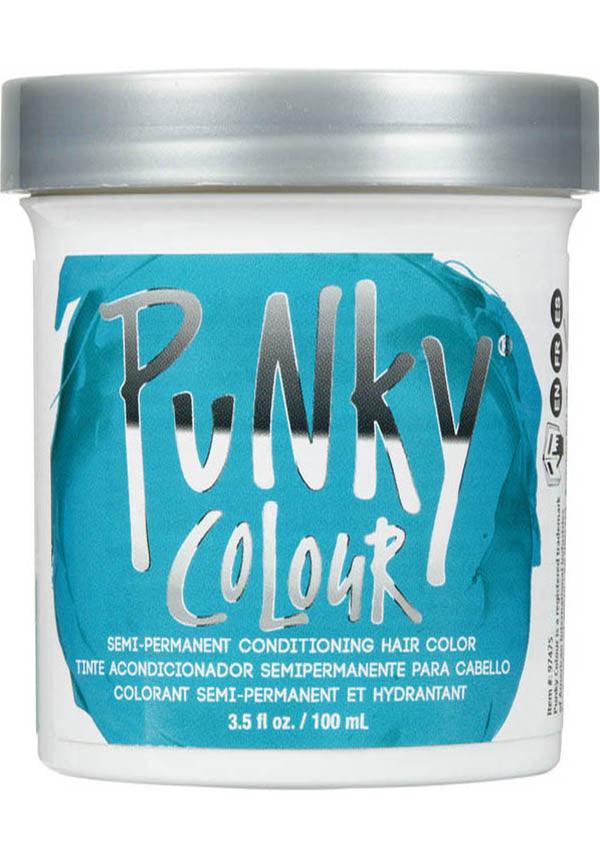 Turquoise Semi - Permanent Conditioning Hair Colour by Punky Colour for Summer