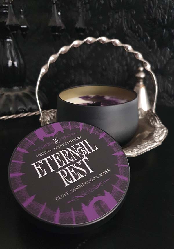 8oz TIN CANDLE - Eternal Rest with Unique Aroma