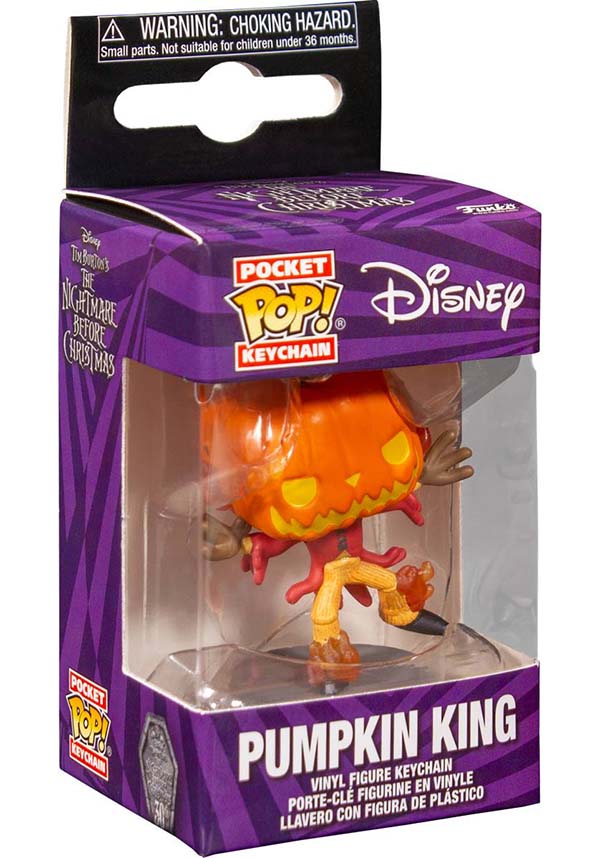 The Nightmare Before Christmas: 30th Anniversary Pumpkin King Collectible POP! Vinyl Figure Keychain