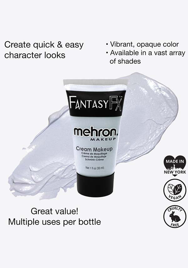 Fantasy Face and Body Paint [Moonlight White] by FX MAKEUP for Creative Makeup Applications