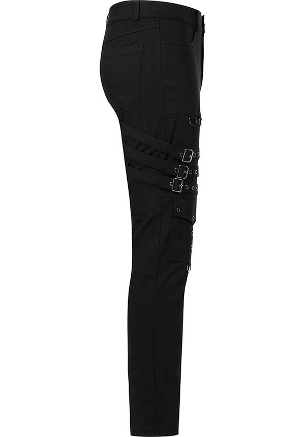 Underworld Vanquish Punk-Style Cotton Blend Statement Pants
