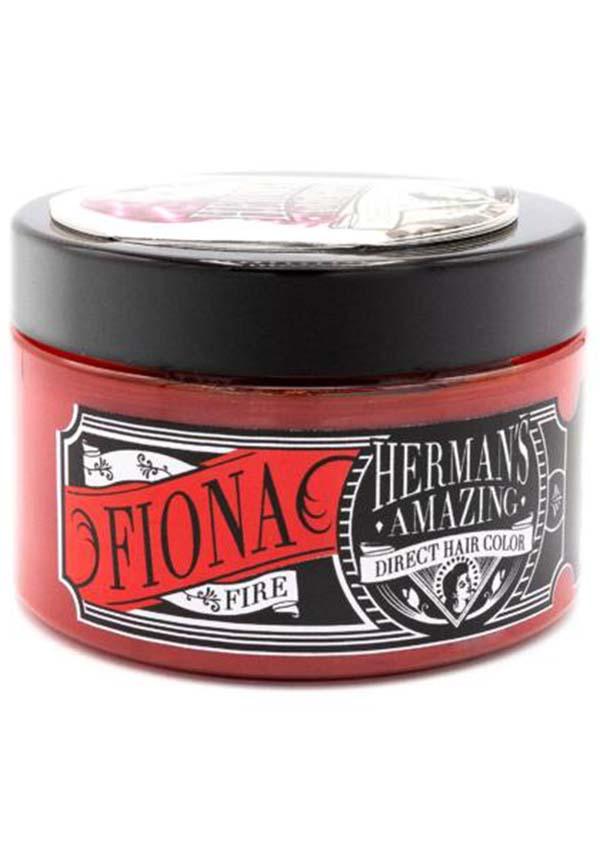 Fiona Fire Semi - Permanent Vegan Hair Colour for Fiery Red Tones