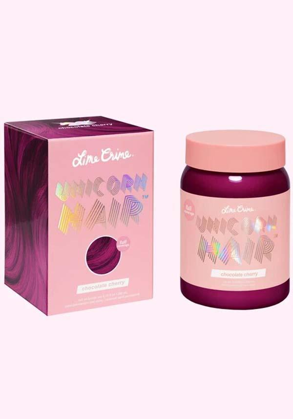 Lime Crime Chocolate Cherry Semi - Permanent Fantasy Unicorn Hair Colour Dye