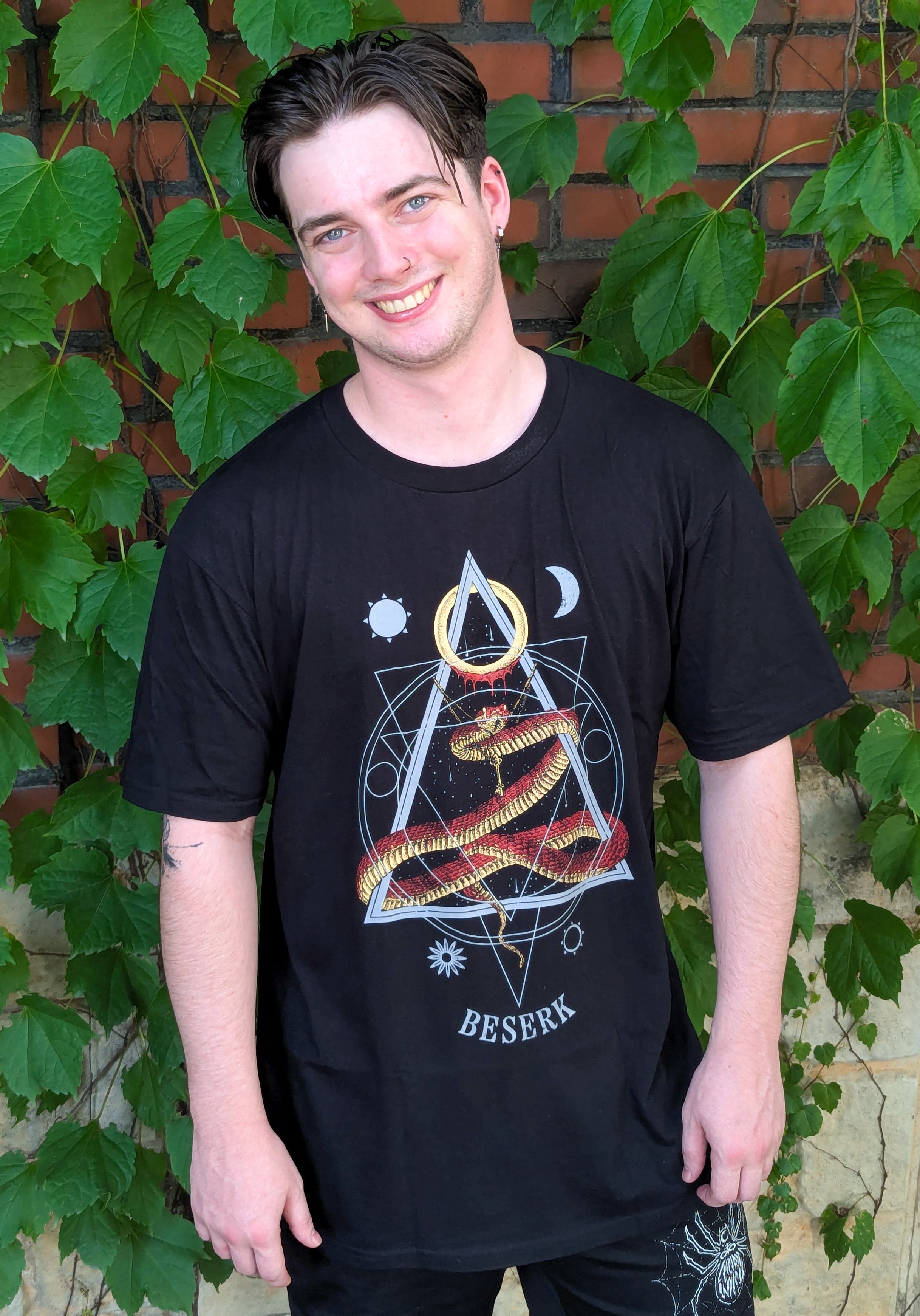 Enigmatic Venomous Alchemy Men's Regular Fit Cotton T-Shirt