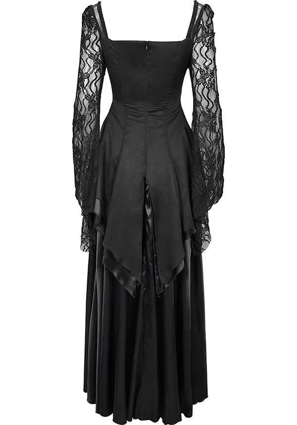 Esmerée Elegant Evening Dress for a Regal Goth Look
