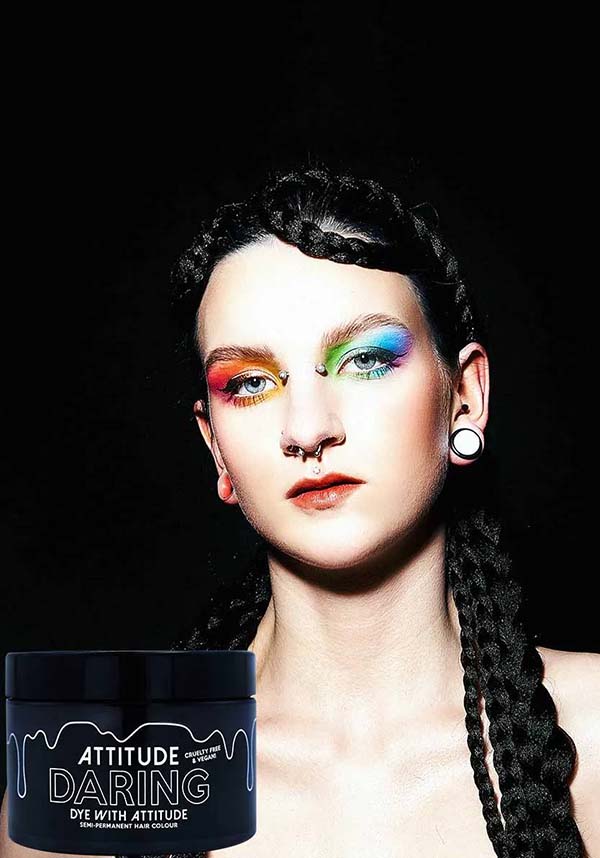 Attitude Daring Semi - permanent Black Hair Colour, Vegan & Cruelty - free