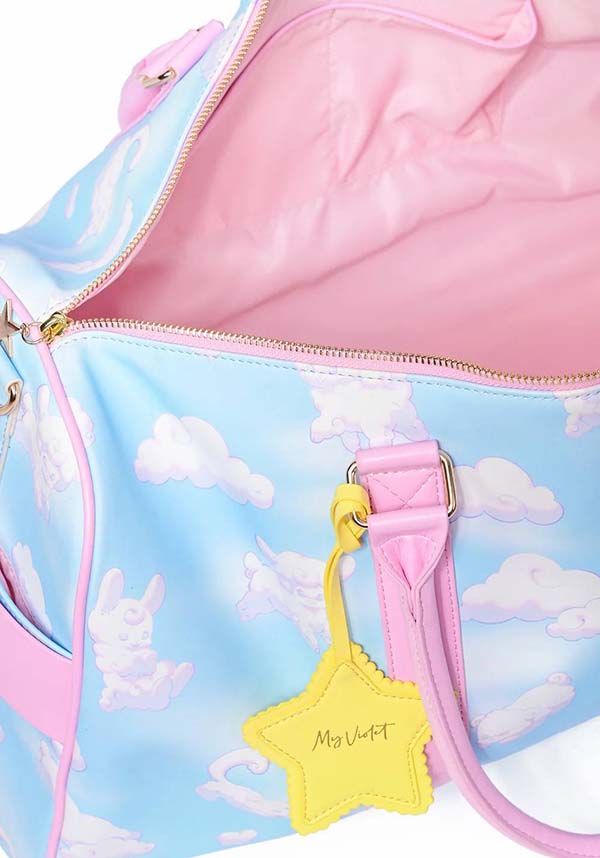 Cute Cloud Friends Weekend Travel Bag with Star Charm