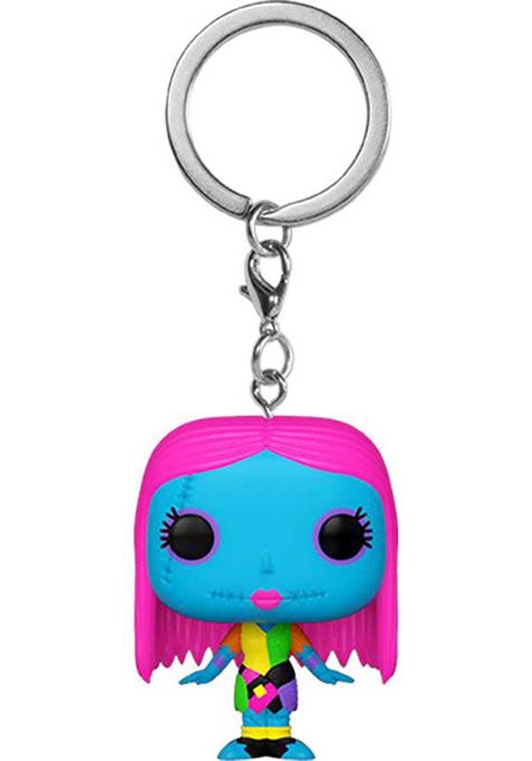 The Nightmare Before Christmas: Sally Black Light POP! Vinyl Keychain