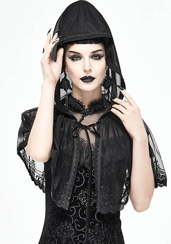 Void Century | Mysterious Hooded Capelet for a Spooky Look
