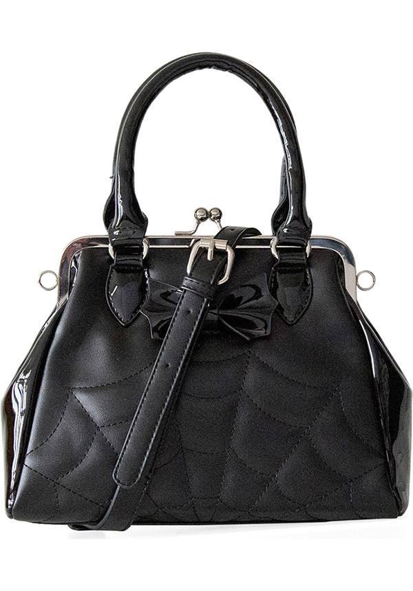 Femme Fatale Vintage-Style Top Handle Handbag for Women