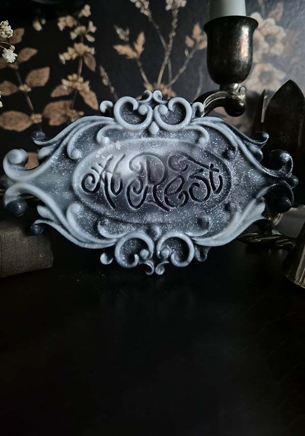 Antique-Style Coffin Plaque Wax Melt for Aromatherapy and Home Fragrance